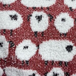 Ricki's Red and Cream Knit Sheep Sweater